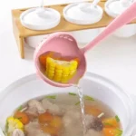 2 In 1 Food Strainer Soup Colander Spoon