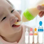 Plastic Bottle Feeding Baby Spoon Feeder