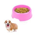Round Shaped Food Bowl Pet Plastic Food Bowl