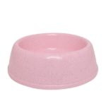 Round Shaped Food Bowl Pet Plastic Food Bowl